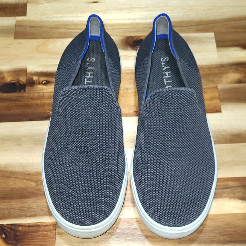 Rothy's Slip On 7.5 Charcoal Grey Excellent Condition
